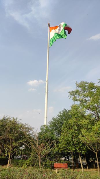 Coronation Park Delhi Burari National Flag