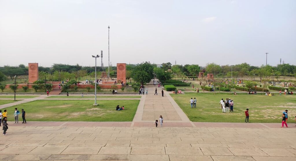 Coronation Park Delhi Burari Pavements